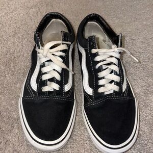 Vans Black and White Old Skool Sneakers